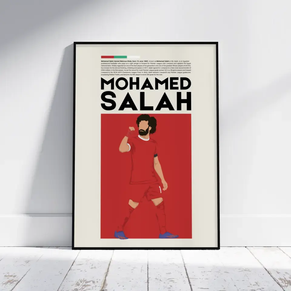 Mohamed Salah Liverpool - Minimalist