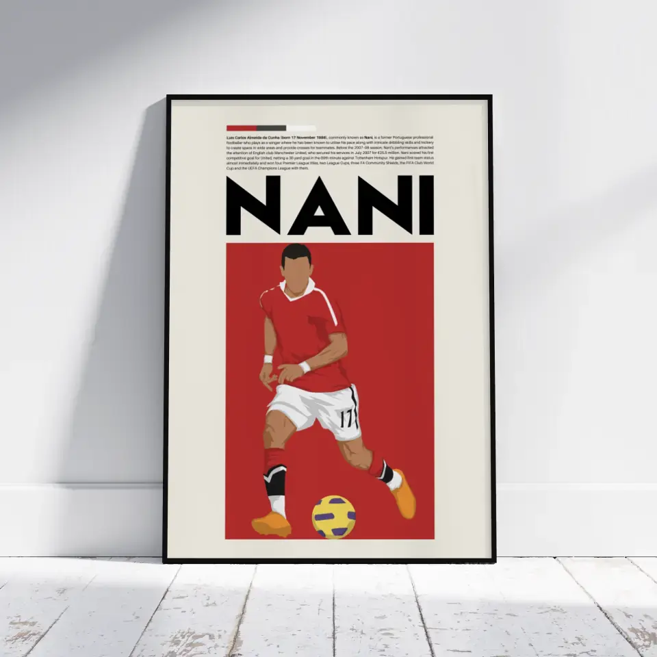 Nani Man Utd - Minimalist