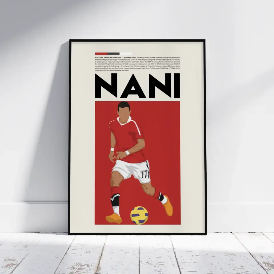 Nani Man Utd - Minimalist