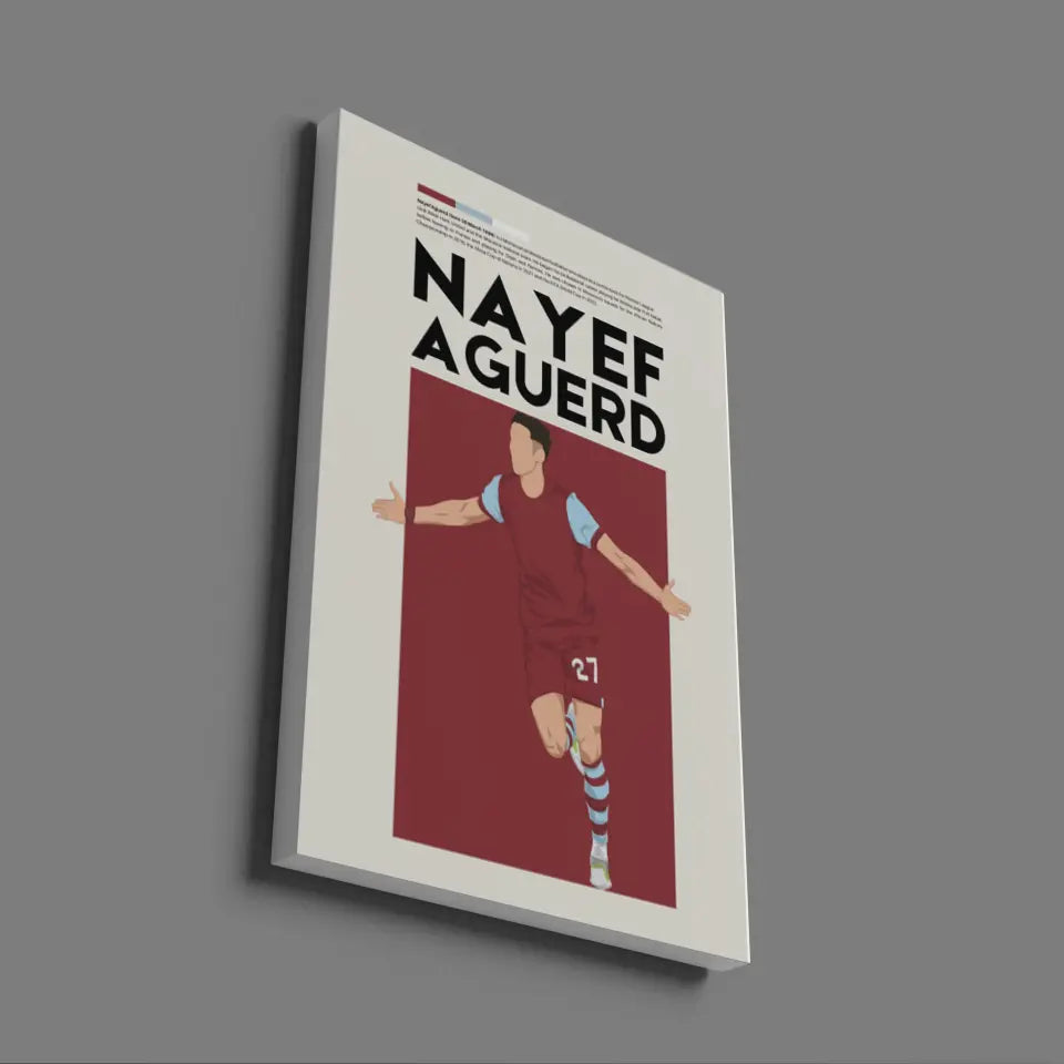 Nayef Aguerd West Ham - Minimalist