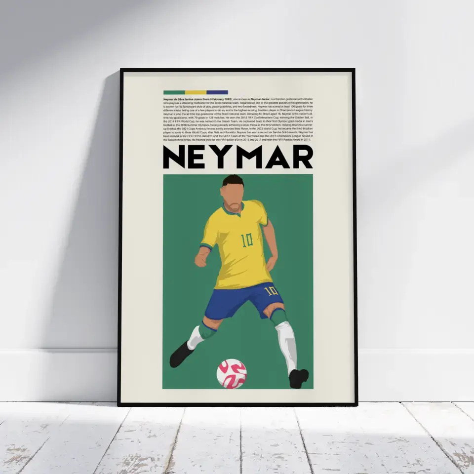 Neymar Brazil - Minimalist