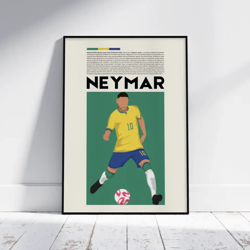 Neymar Brazil - Minimalist