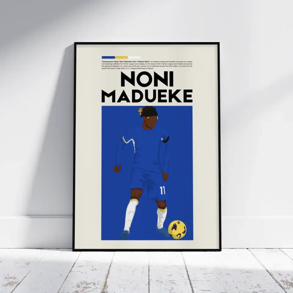 Noni Madueke Chelsea - Minimalist