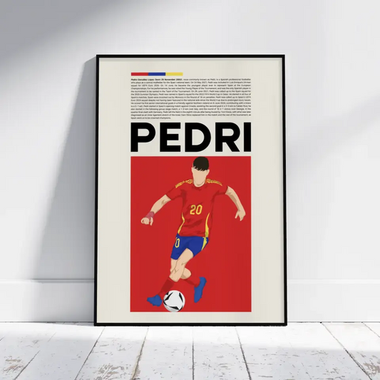 Pedri Spain - Minimalist