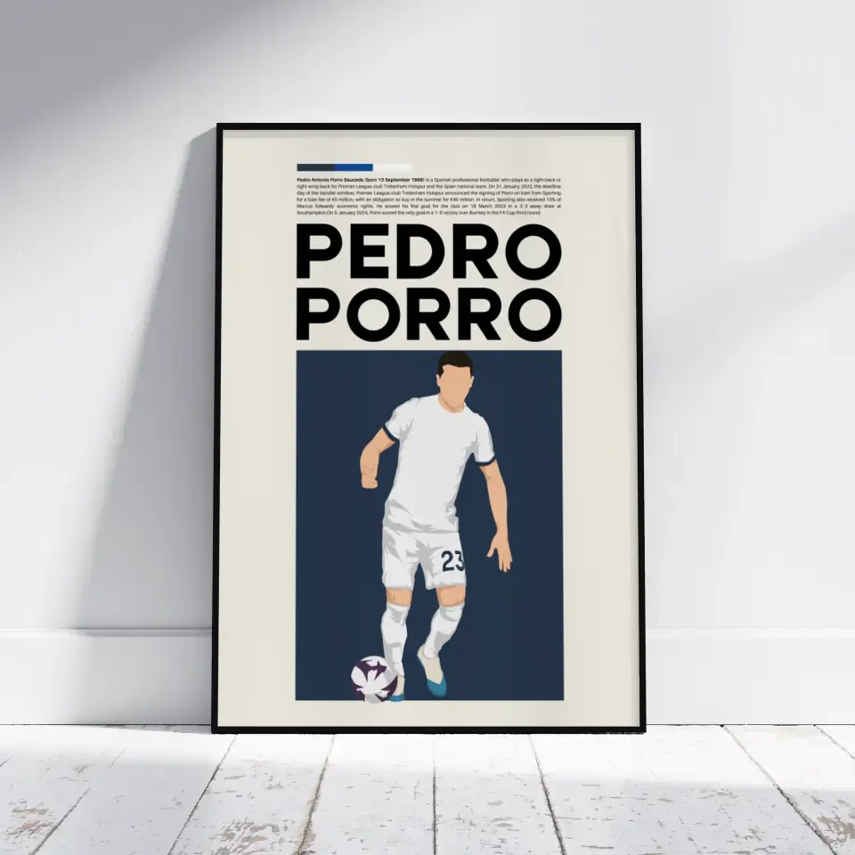 Pedro Porro Tottenham - Minimalist