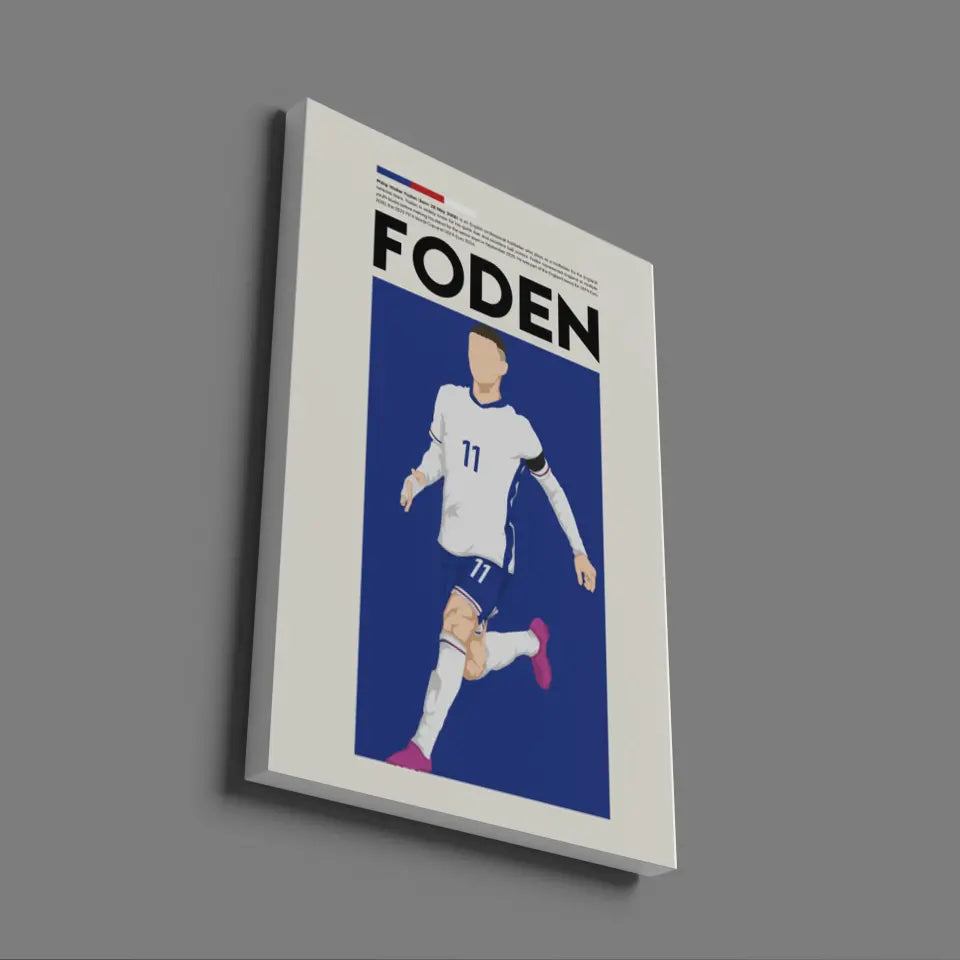 Phil Foden England - Minimalist