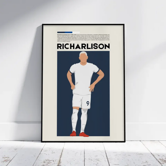 Richarlison Tottenham - Minimalist