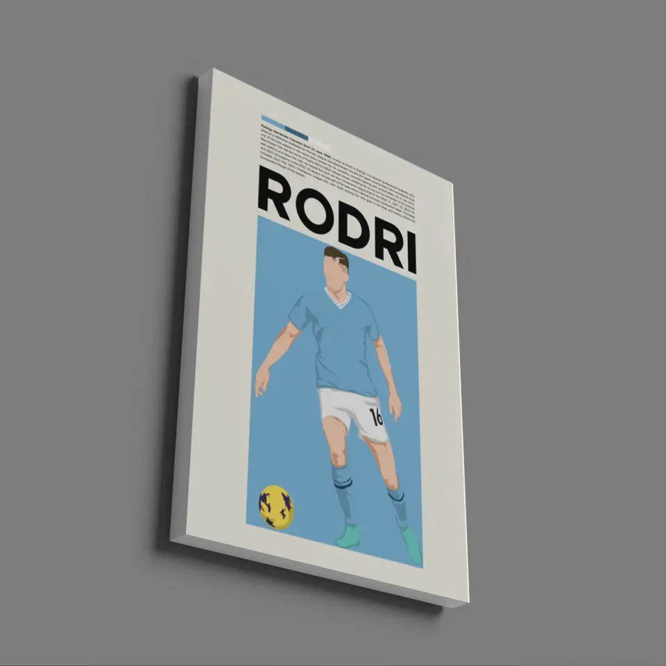 Rodri Man City - Minimalist