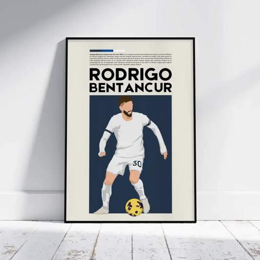 Rodrigo Bentancur Tottenham - Minimalist