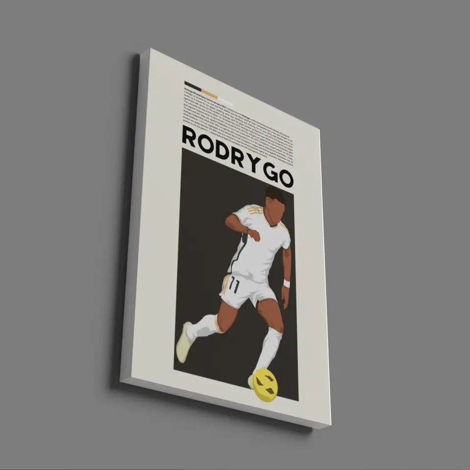 Rodrygo Real Madrid - Minimalist