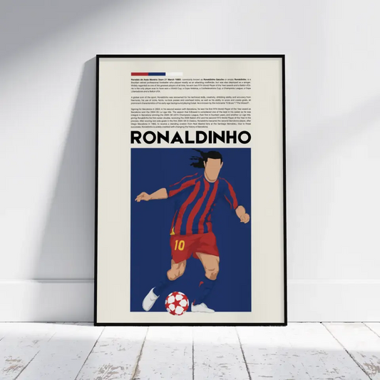 Ronaldinho Barcelona - Minimalist