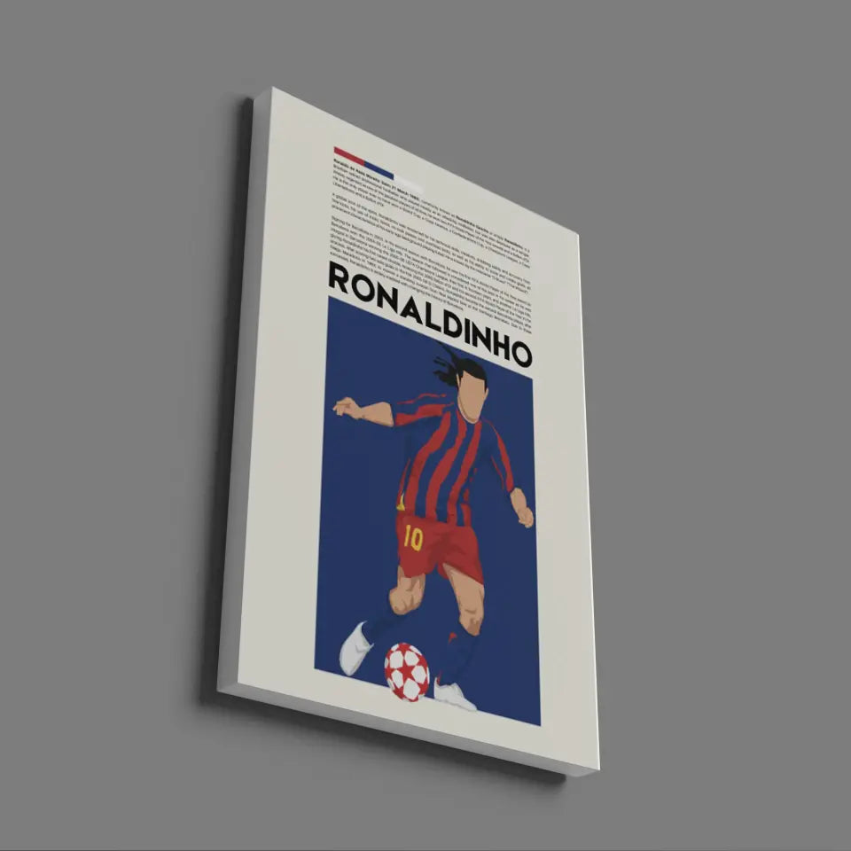 Ronaldinho Barcelona - Minimalist