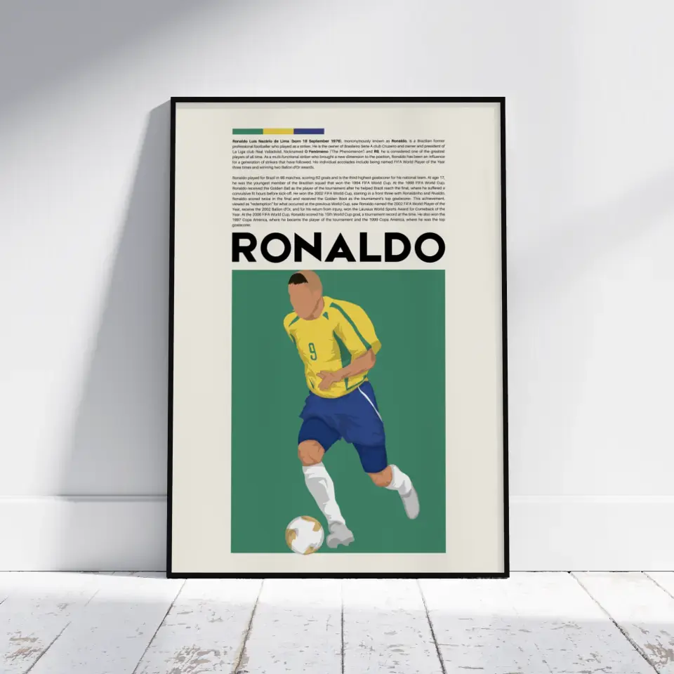 Ronaldo R9 Brazil - Minimalist