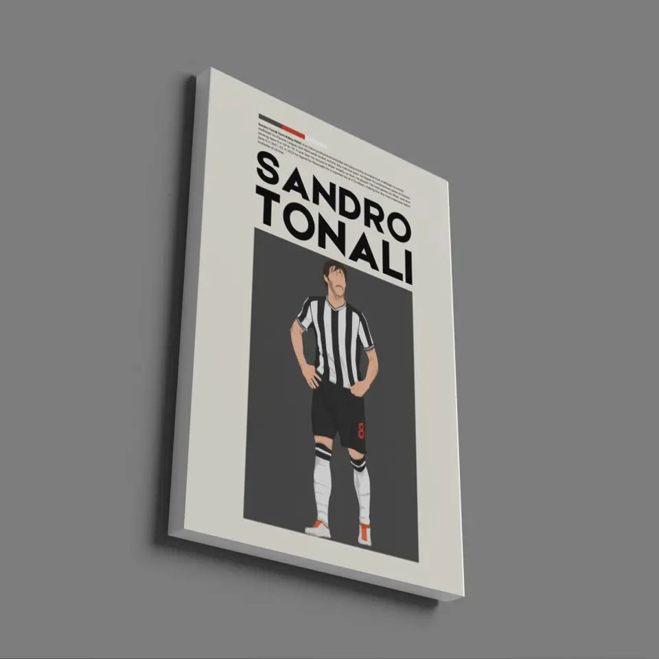 Sandro Tonali Newcastle - Minimalist