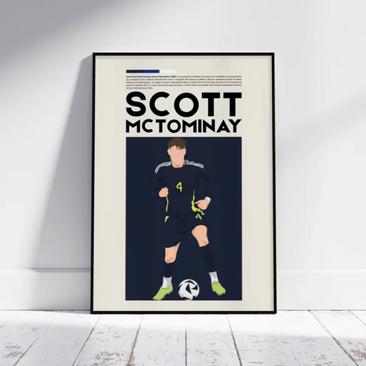 Scott McTominay Scotland - Minimalist