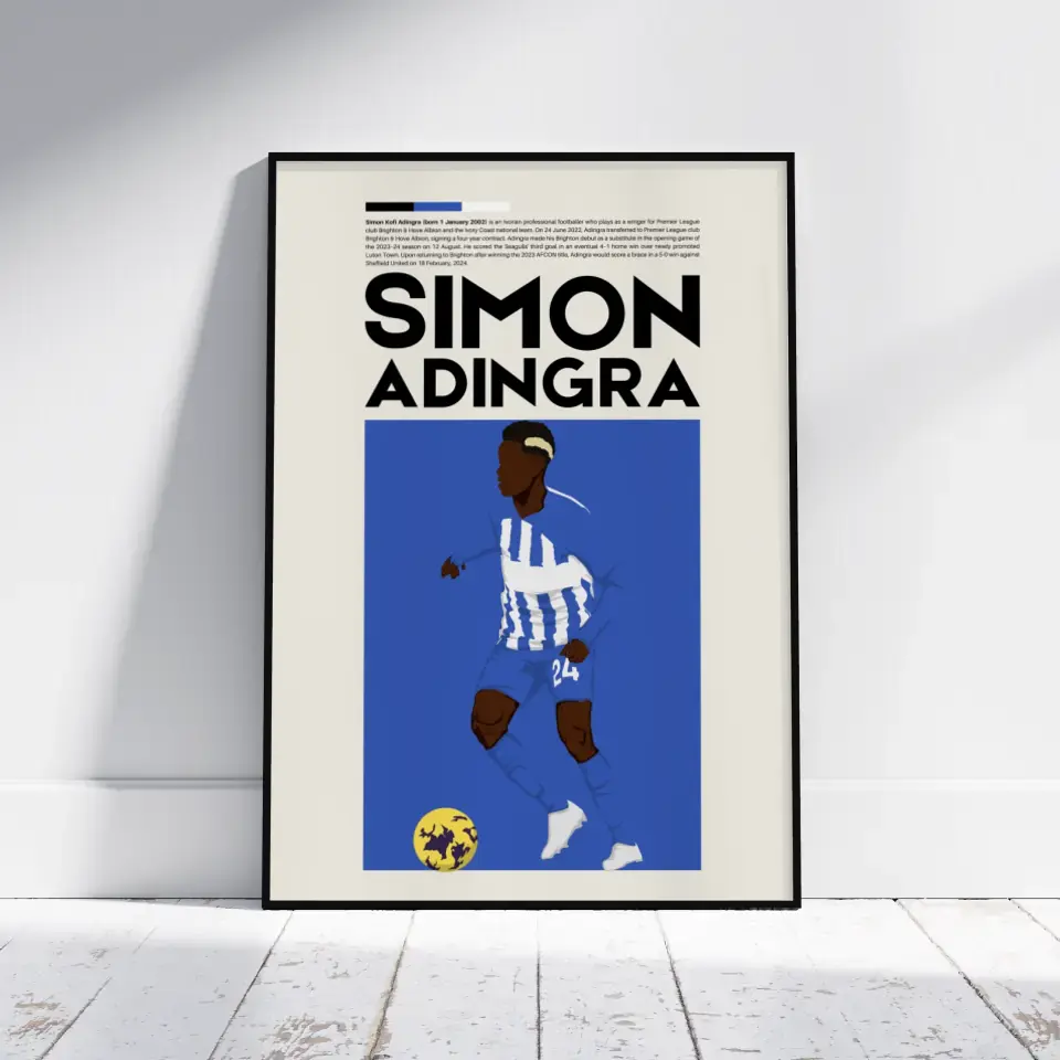 Simon Adingra Brighton - Minimalist