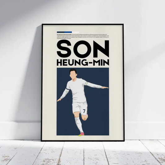 Son Heung-min Tottenham - Minimalist