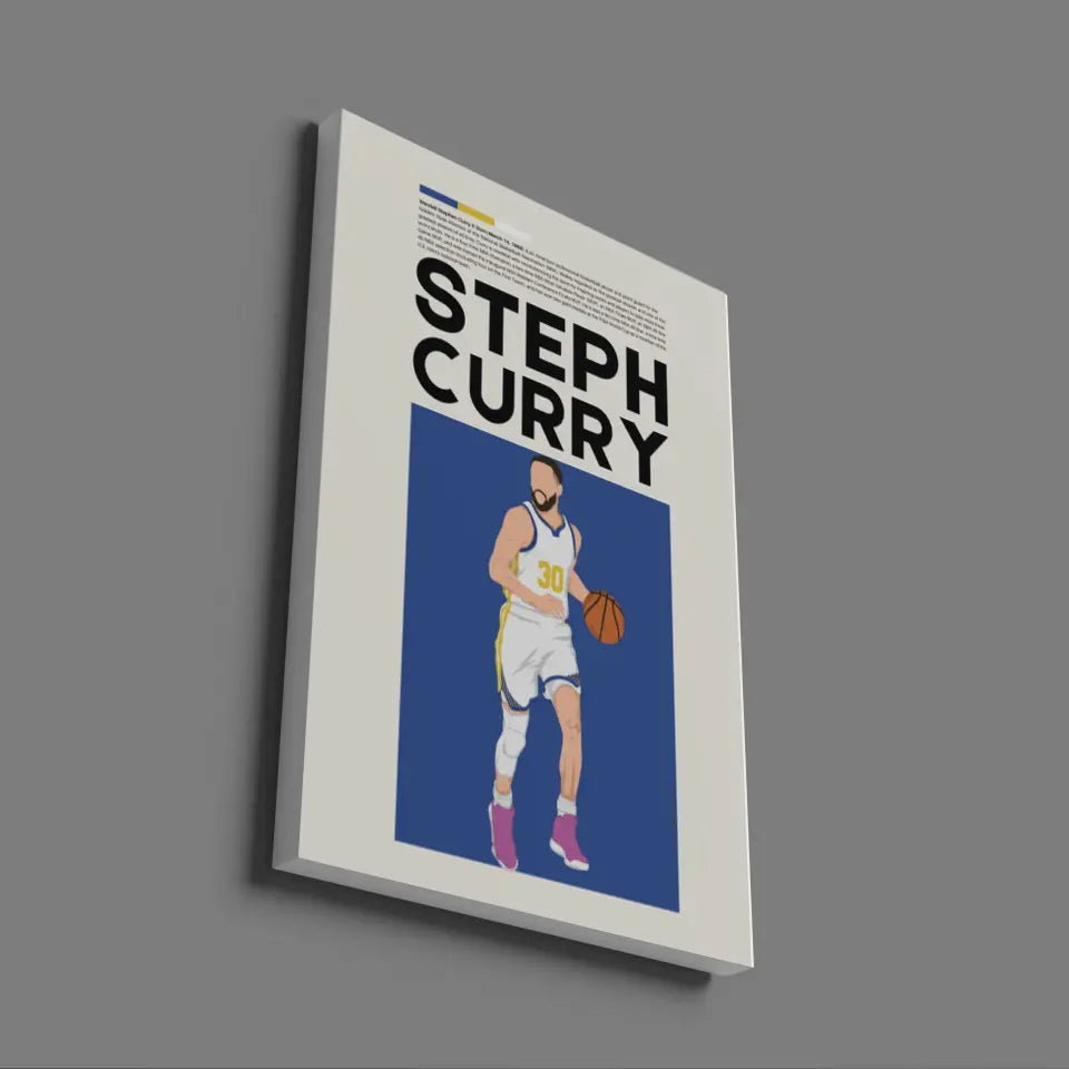 Steph Curry San Francisco - Minimalist