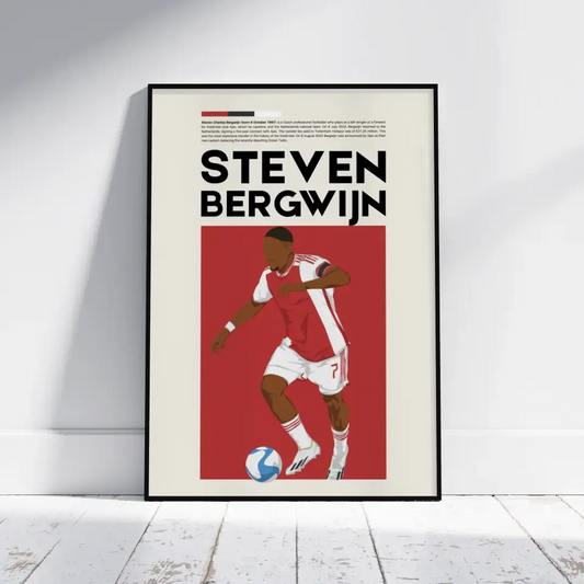 Steven Bergwijn Ajax - Minimalist