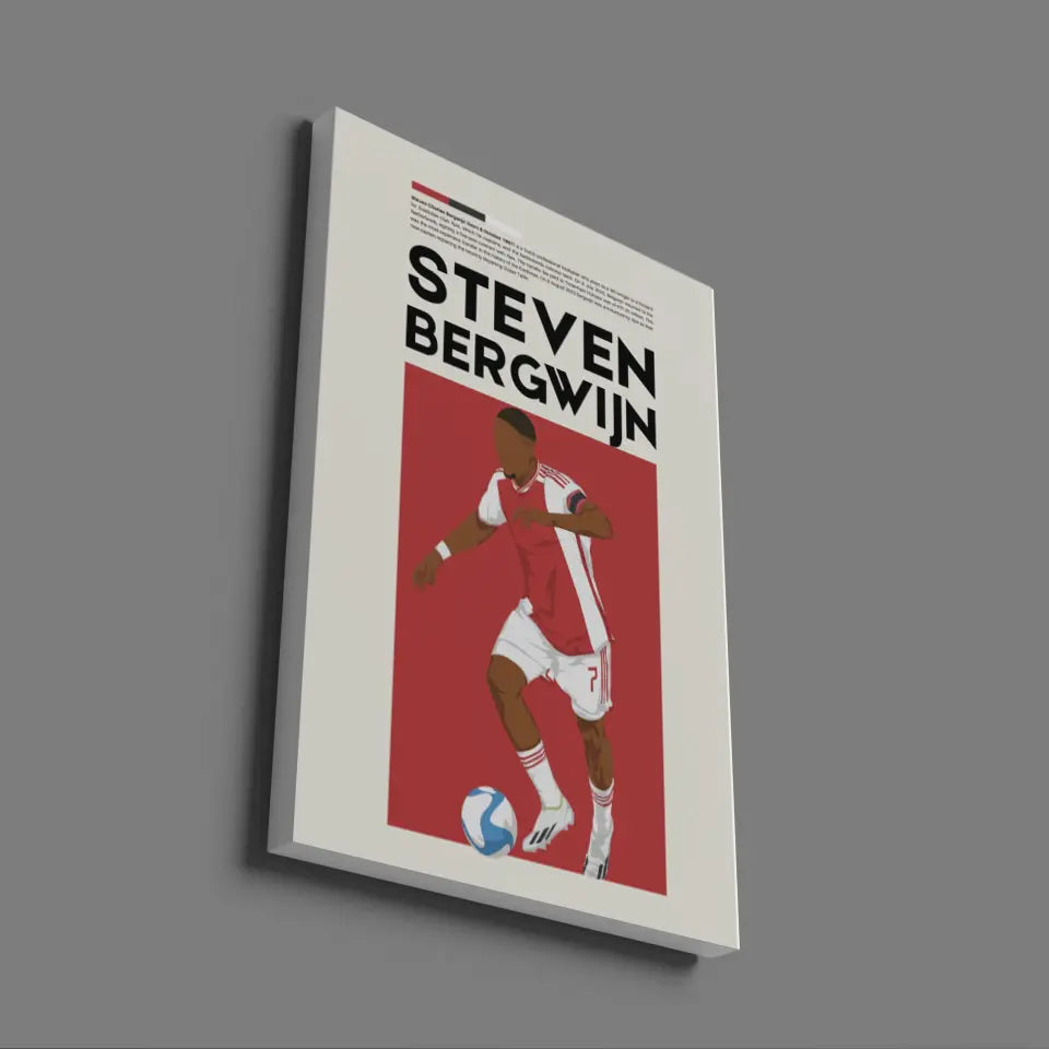 Steven Bergwijn Ajax - Minimalist