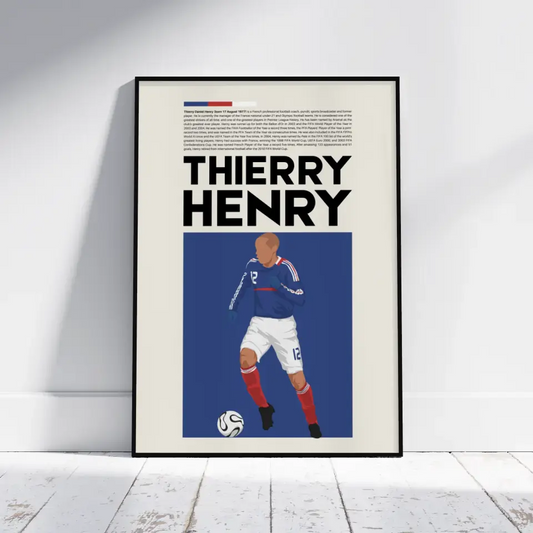 Thierry Henry France - Minimalist