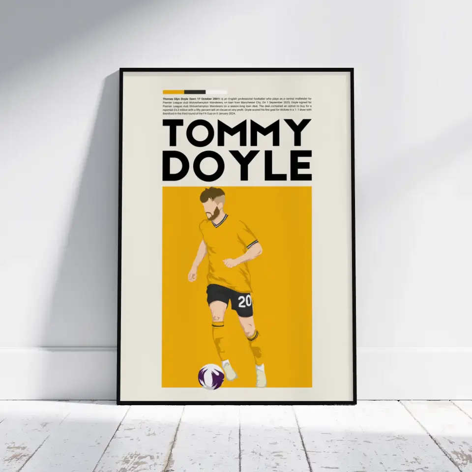 Tommy Doyle Wolves - Minimalist