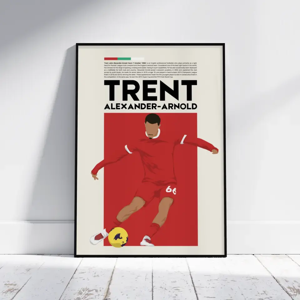 Trent Alexander-Arnold Liverpool - Minimalist