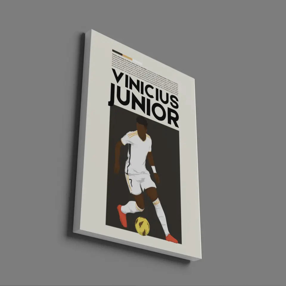 Vinícius Júnior Real Madrid - Minimalist