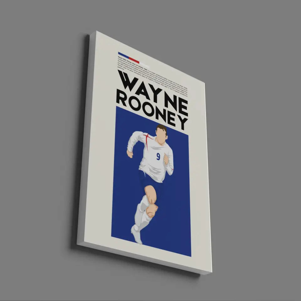 Wayne Rooney England - Minimalist