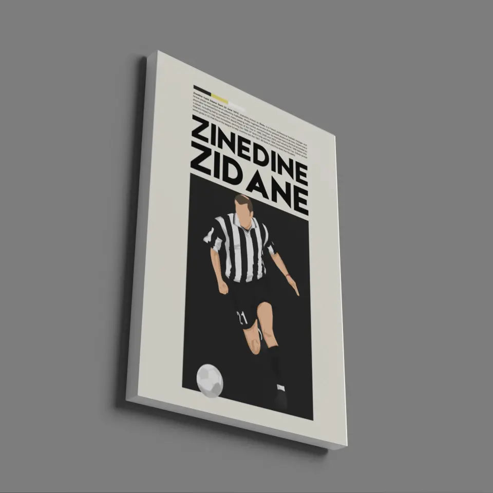 Zinedine Zidane Juventus - Minimalist