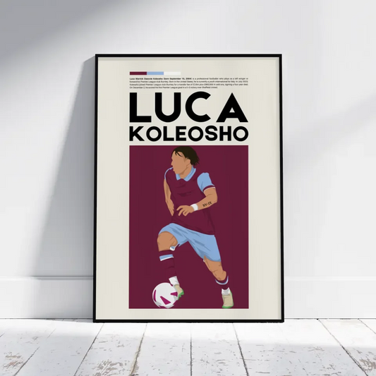 Luca Koleosho Burnley - Minimalist