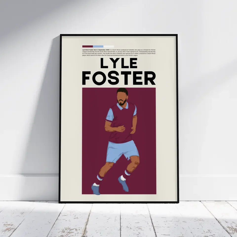 Lyle Foster Burnley - Minimalist