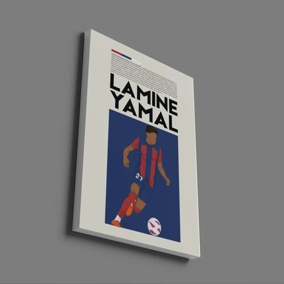 Lamine Yamal Barcelona - Minimalist