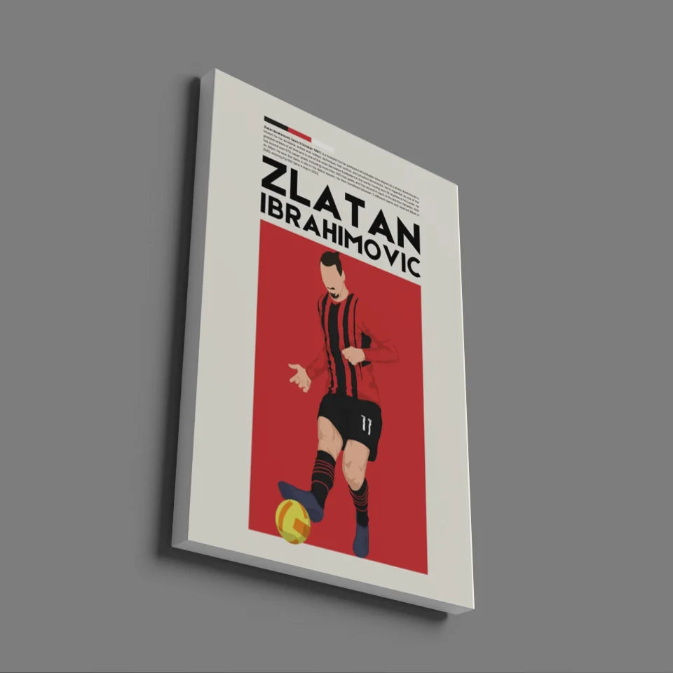 Zlatan Ibrahimović AC Milan - Minimalist