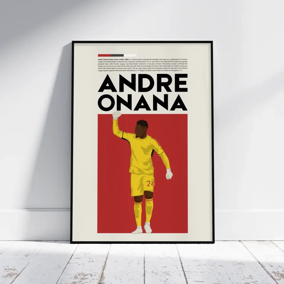 André Onana Man Utd - Minimalist