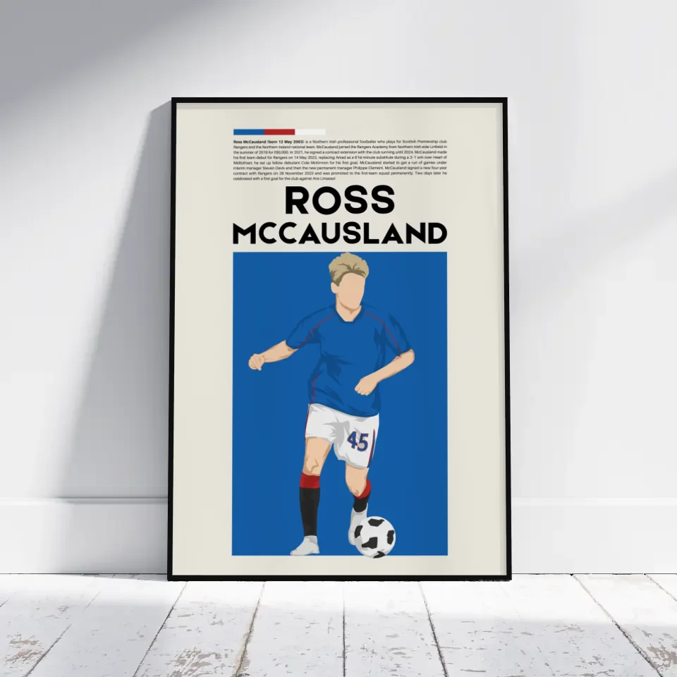 Ross McCausland Rangers - Minimalist