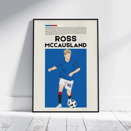 Ross McCausland Rangers - Minimalist