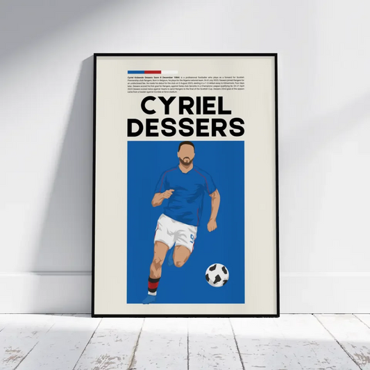 Cyriel Dessers Rangers - Minimalist