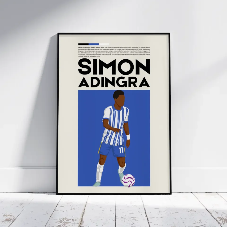 Simon Adingra Brighton - Minimalist