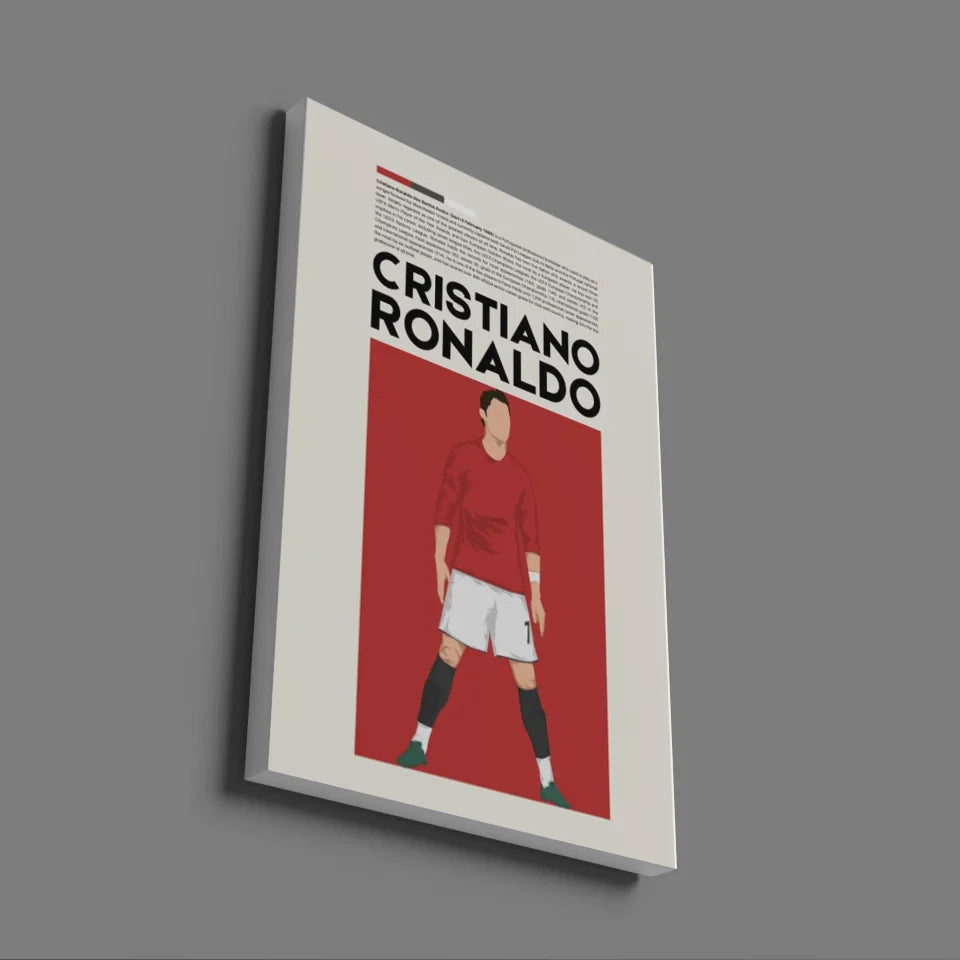 Cristiano Ronaldo Man Utd - Minimalist