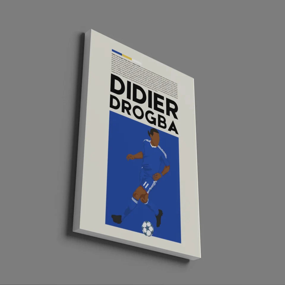 Didier Drogba Chelsea - Minimalist