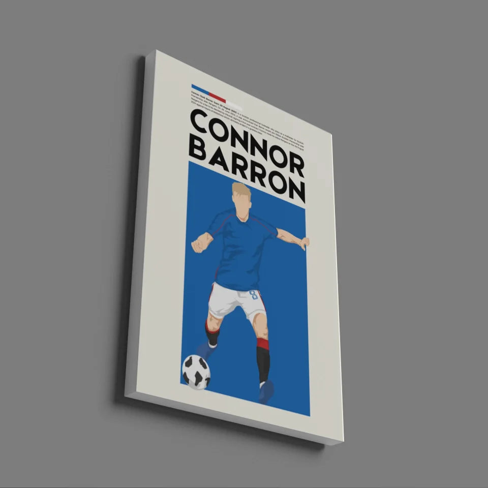 Connor Barron Rangers - Minimalist