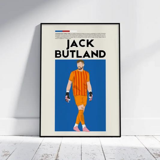 Jack Butland Rangers - Minimalist