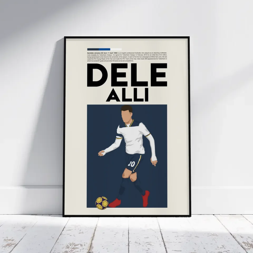 Dele Alli Tottenham - Minimalist