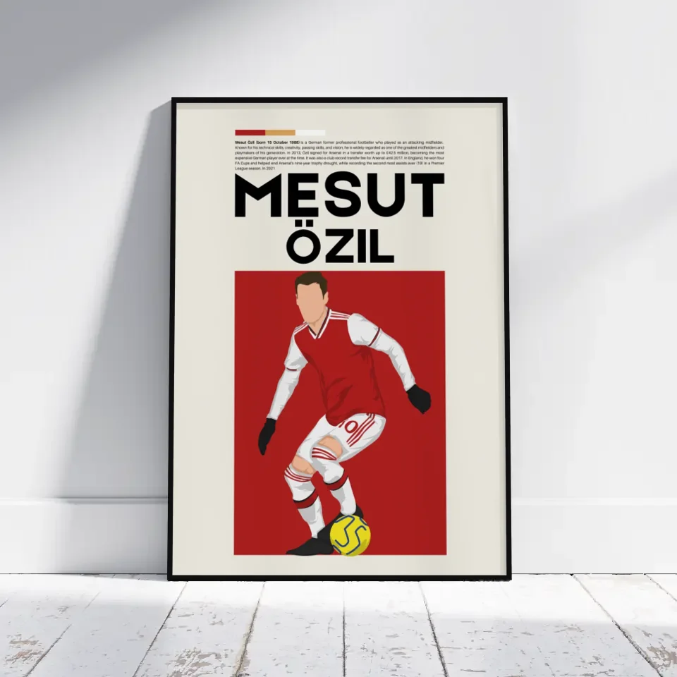 Mesut Özil Arsenal - Minimalist