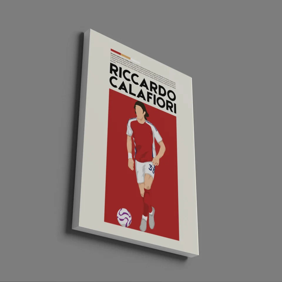 Riccardo Calafiori Arsenal - Minimalist