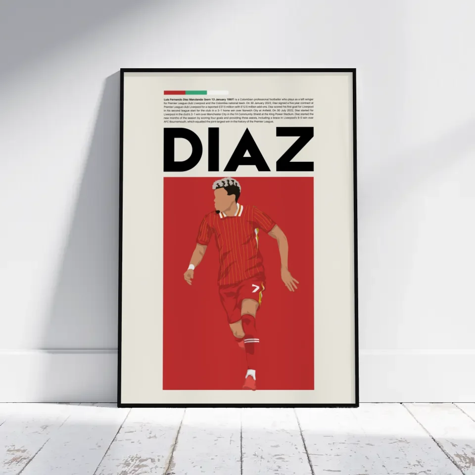 Luis Díaz Liverpool - Minimalist