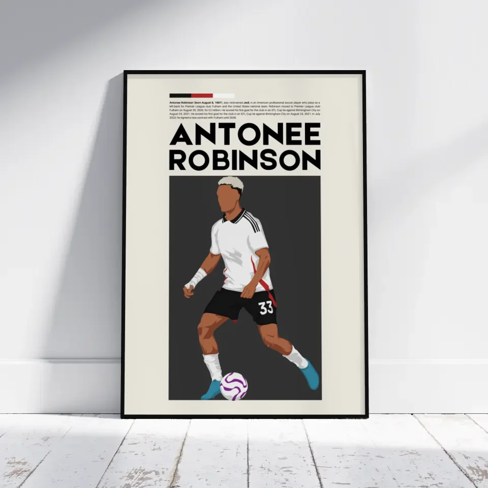 Antonee Robinson Fulham - Minimalist