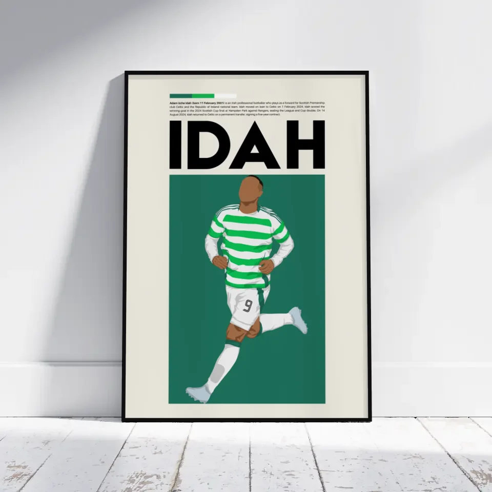 Adam Idah Celtic - Minimalist