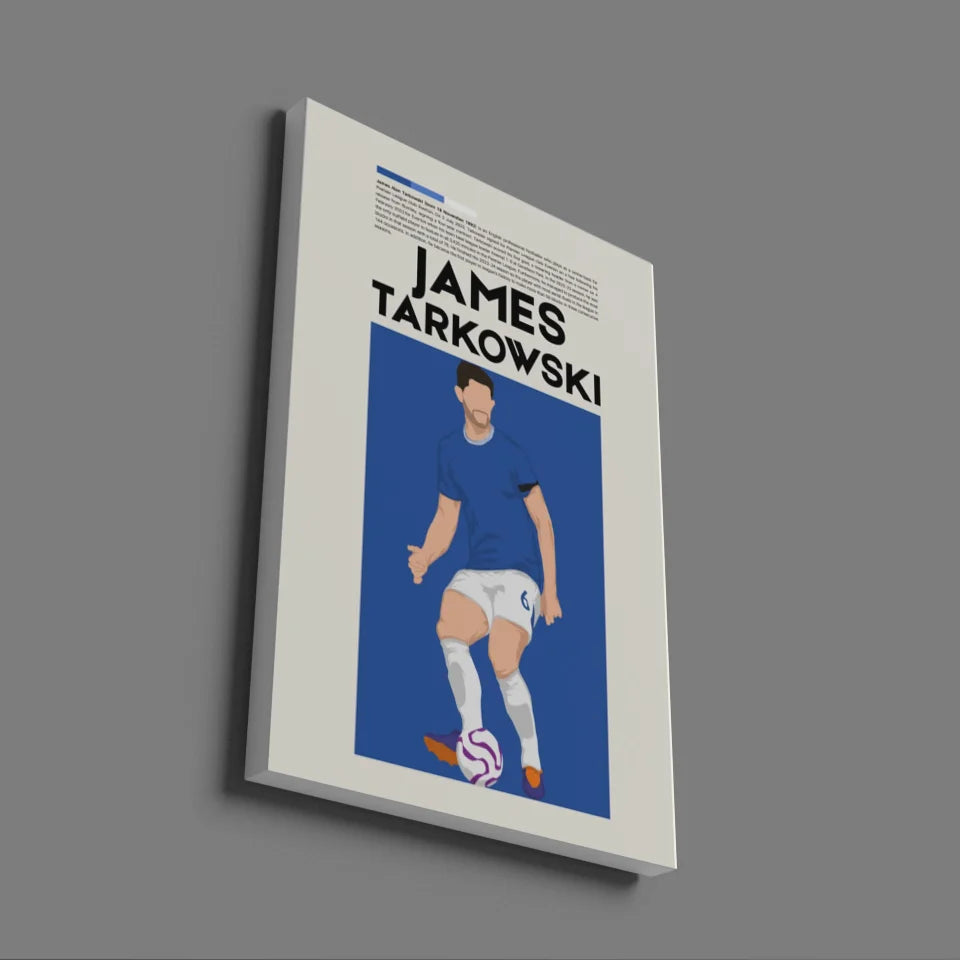 James Tarkowski Everton - Minimalist